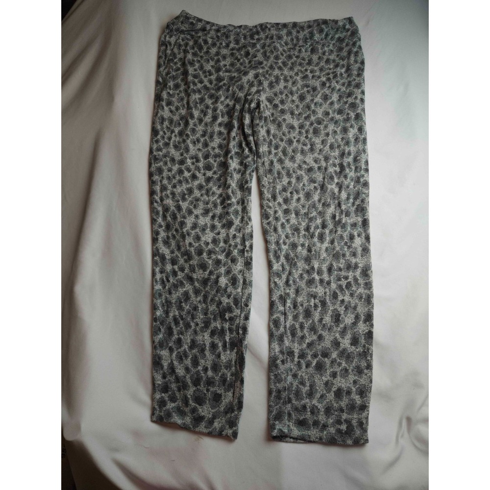 Soma Pajama Pants Womens XL Leopard Print Grunge Urban Chic Lounge Sleepwear